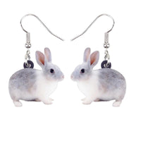 New Easter Hare Cartoon Rabbit Bunny Dangle Drop Earrings - sparklingselections