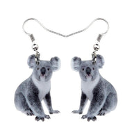 New Stylish Australian Koala Bear Drop Dangle Earrings - sparklingselections