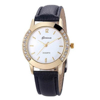 leather strap watches womens