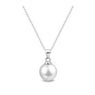Silver Necklace Cute Pearl Pendant Necklace For Women