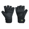 New Stylish Half-Finger Shockproof Breathable Black Gloves