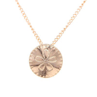 Fashion Gold-color Sand Dollar Pendant Necklace For Women - sparklingselections