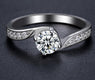 Top Quality CZ Elegant Engagement Ring For Women