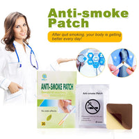 Hot Selling Anti Smoke Patch Smoking Cessation Pad 100% Natural Herbal Stop Smoke Patch Health Therapy  30 Pieces/Box - sparklingselections