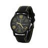 Best Stylish Casual Sports Stainless Steel Silicone Band Quartz Analog Wrist Watch For Men  Perfect Timepiece For Gifts