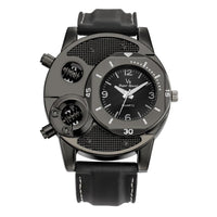 2019 Fashion Sports Thin Silica Gel Quartz Black Watch - sparklingselections