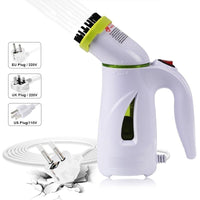 Portable Garment Steamer For Clothes Vertical Steam Iron Ironing with Brush Handheld Fabric Steamers Clean Machine - sparklingselections