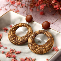 New Retro Creative Temperament Ethnic Style Circle Earring - sparklingselections