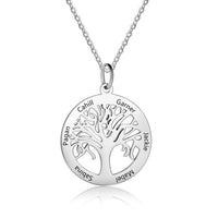 New Stainless Steel Tree of Life Mom Gift Pendant Necklace - sparklingselections