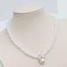 New Beautiful Pearl Necklace Stunning Twist Chain Choker Chunky Imitation Pearl Pendant Necklace for Women