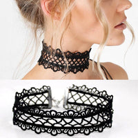 Women's New Hand-Made Hollow Flower Lace Collar Fashion Wedding Necklace Jewelry - sparklingselections