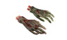 Halloween Horror Props Bloody Big Size Hand 1 Pair