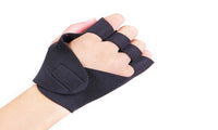Hollow Out Breathable Fitness Half Finger Weightlifting Gloves Single Pair - sparklingselections