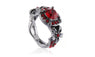 Red Rose Gold Filled Engagement Ring For Women