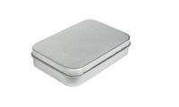 Silver Metal Mini Tin Box Sealed Jar Packing Boxes 10 pc - sparklingselections