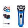 Rechargeable 100-220V Electric Shaver 3D Triple Floating Blade Heads Shaving Razors Face Care Men Beard Trimmer Machine Washable