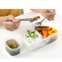 Microwave Food Grade Lunch Box With Soup Bowl Chopsticks Spoon - sparklingselections