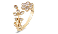 Beautifully crafted crystal zircon tail ring for Women - sparklingselections