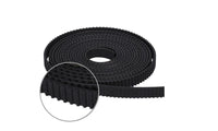 Black Rubber 10m GT2-6mm Open Timing Belt For 3D Printer - sparklingselections