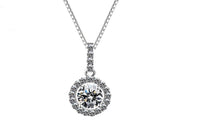 Gold Plating with Luxurious Round Crystal Woman Necklace - sparklingselections