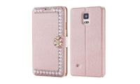 Glitter Pearl Buckle Cover For Samsung Galaxy - sparklingselections