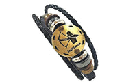 Rope Chain Leather Bracelet for Men - sparklingselections