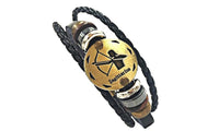 Constellations Bracelet New Fashion Jewellery Leather Bracelet Men - sparklingselections