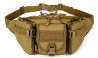 High Quality Unisex Fanny Pack Hiking Fishing Hunting Waist Bags Nylon Resistant Military Tactical Bags For Women Men - sparklingselections