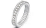 Women's Square Zircon Eternity Ring Accessories