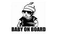 Baby On Board Creative Car Sticker Tail Warning Sign Decal - sparklingselections