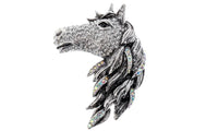 Horse brooch pin pendant for women - sparklingselections