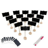 Wedding Message Chalkboard Blackboard On Stick Stand Holder 15Pcs/Lot - sparklingselections