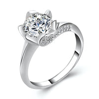 Big Cubic Zircon Wedding Engagement Rings For Women - sparklingselections