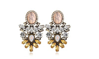 Crystal Flower Drop Rhinestones Earring for Women - sparklingselections