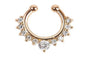 Rhinestone Non Piercing Hanger Clip On Jewelry