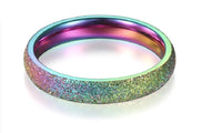 Newest Fashion Jewelry Stainless Steel Rainbow Rings - sparklingselections
