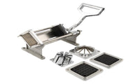 Stainless Steel Rust-proof Pusher Block Potato Vegetable Cutter Slicer - sparklingselections