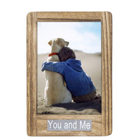 Picture Photo Frame 5x7 for Table Top Display and Wall Mounting You and Me Theme Vertical Picture Frame Valentine Day - sparklingselections