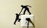 Helping Hands Light Switch Wall Decal