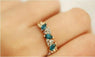 Vintage Gemstone Crystal Ring for Women (Adjustable)