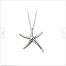 Beautiful Silver Plated Starfish Pendant Necklace For Women