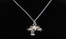 Trendy Zinc Alloy Flower Pendant Necklace