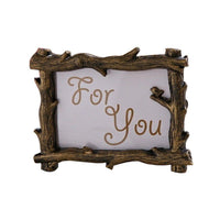 Photo Frame for Photo, Memo, Name, Place Number Card Holder (Vintage Tree Branch) for Valentine Day - sparklingselections