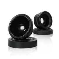 Universal Fish Eye 3 in1 Wide Angle Macro Black Camera Lens - sparklingselections