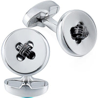 New Fashionable Knots Design Round Cuff Links Men Luxury Gift - sparklingselections