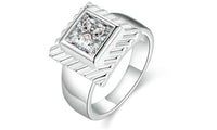 Square Shape CZ Crystal Ring For Women (7,8,9)