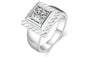 Square Shape CZ Crystal Ring For Women (7,8,9)