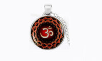 Friend Gift Om Symbol Pendant Necklace - sparklingselections
