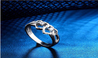 Cubic Zirconia Elegant Heart Shape Ring For Women (8)