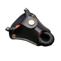 Outdoor Leather Ball Small Magnetic Mini Slingshot 1PC Sling Bag Set Free Size Black Harnesses & Pods Bag - sparklingselections